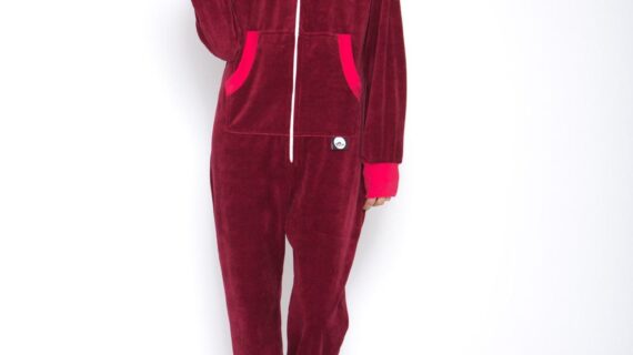 Sofa Killer red wine color summer velours onesie