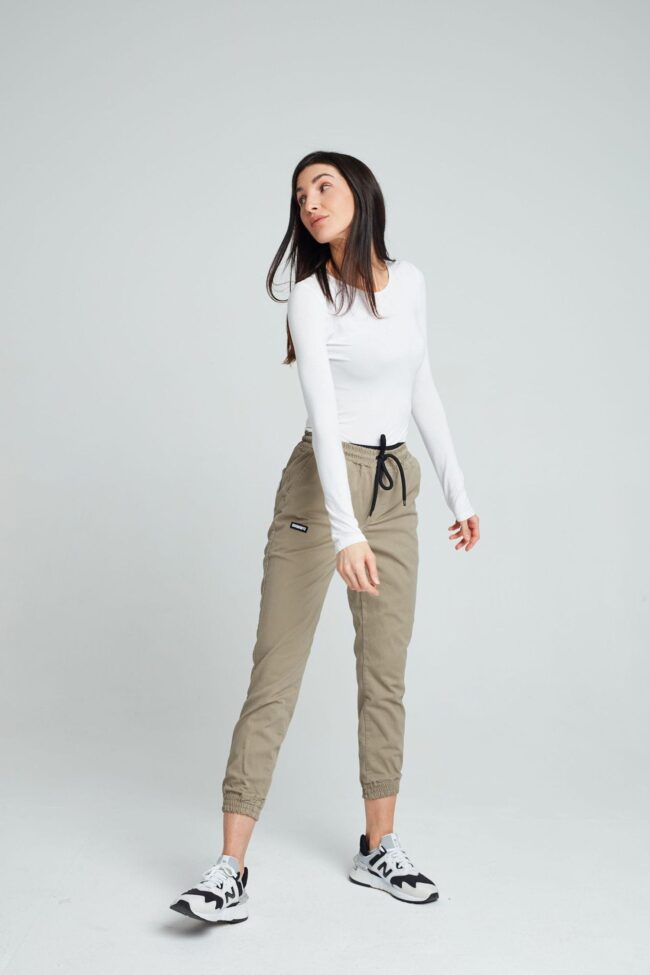 CREW - Jogger Unisex - Beżowe (XL)