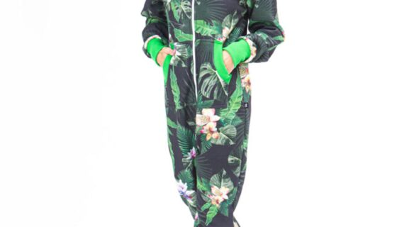 Sofa Killer women onesie with floral prints Tropical