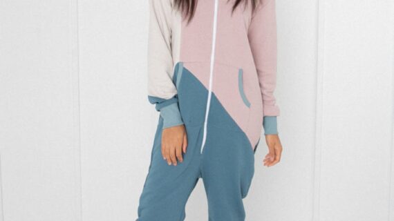 Sofa Killer tricolor onesie Lagoon