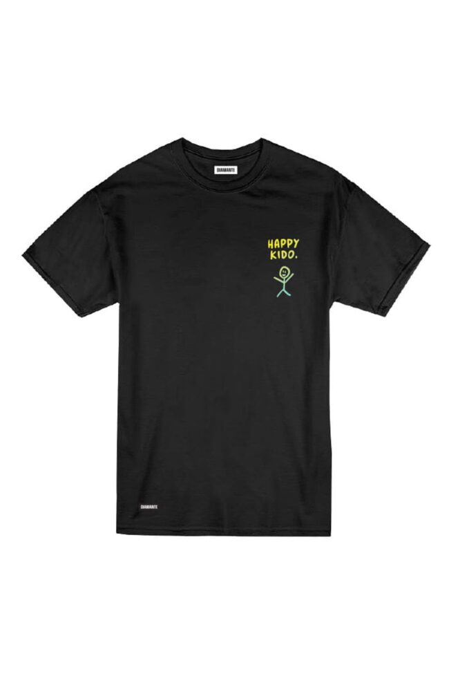HAPPY KIDDO - T-Shirt Unisex - Czarny (L)
