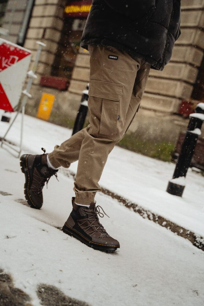 CREW - Jogger Hunter Cargo - Unisex - Beżowe (L)
