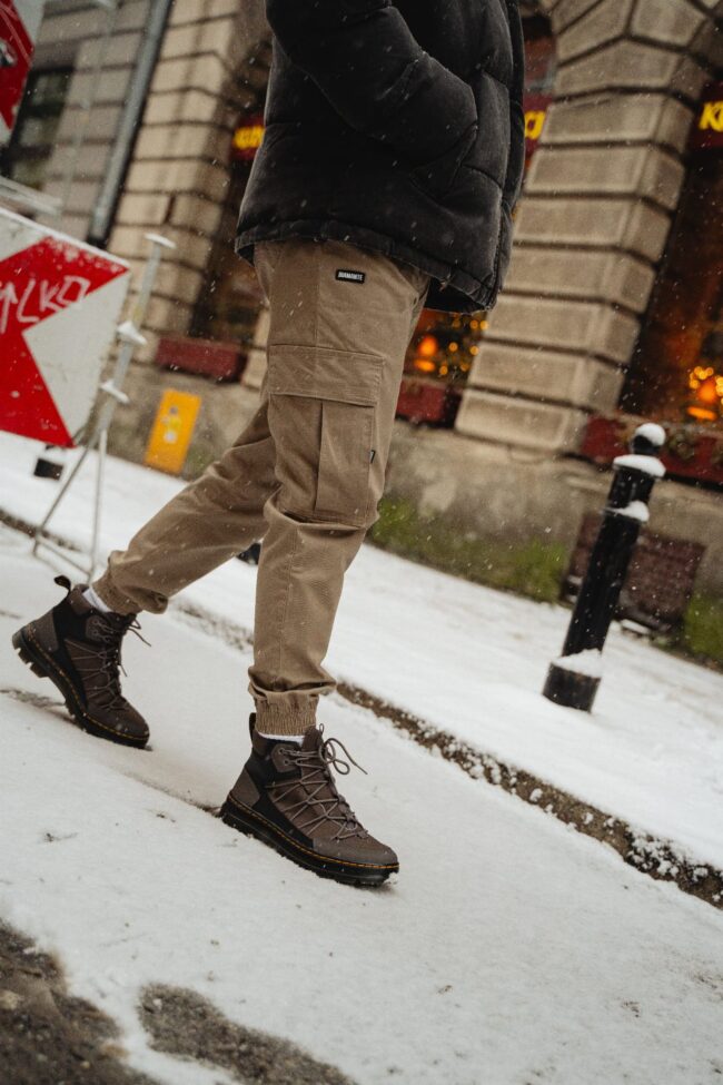 CREW - Jogger Hunter Cargo - Unisex - Beżowe (L)