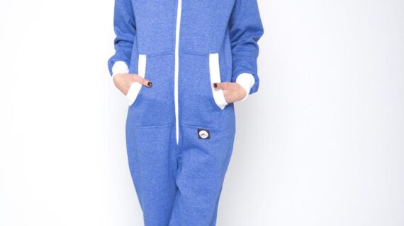 Sofa Killer jeans color onesie with white cuff