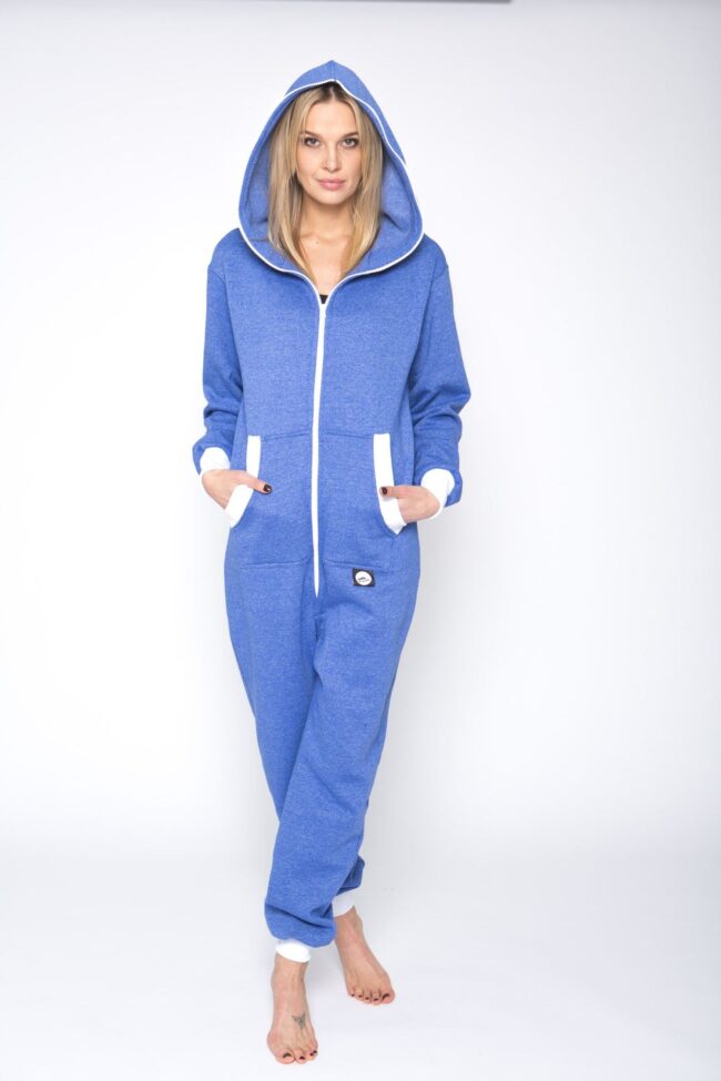 Sofa Killer jeans color onesie with white cuff