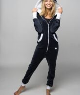 Sofa Killer dark grey velours onesie